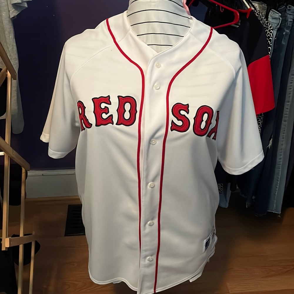 Jason Veritek #33 Red Sox jersey